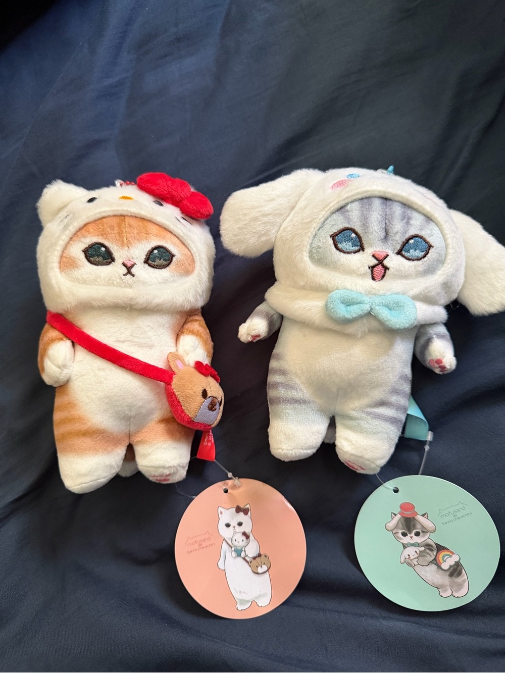 MofuSand Plushies Hello Kitty & Cinnamoroll